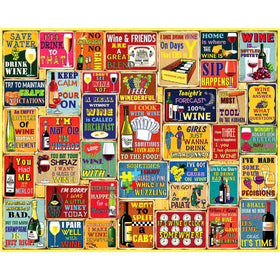 White Mountain I Love Wine puzzle box image, ideal for relaxed evenings with friends.