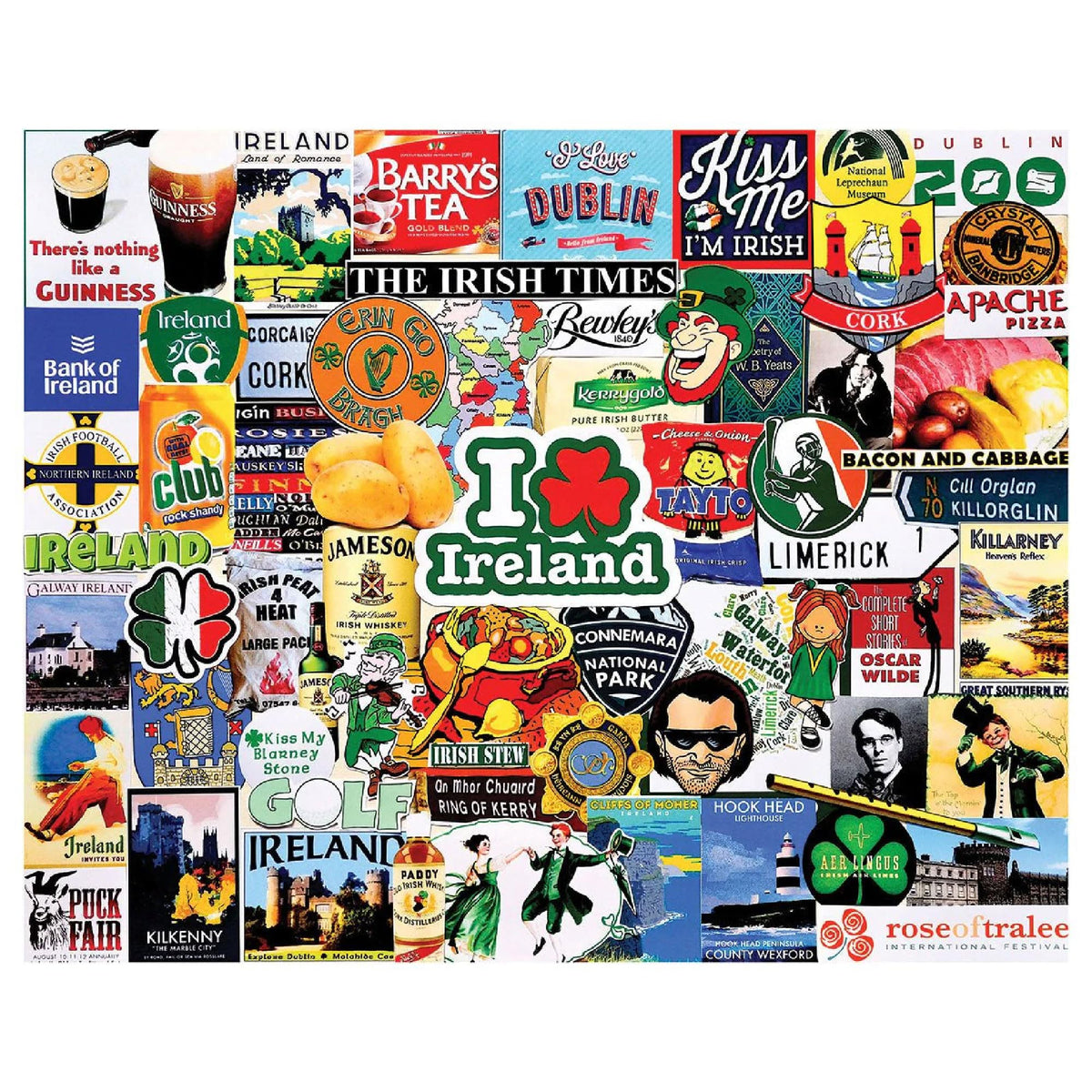 White Mountain 1000-piece collage of Irish landmarks to spark conversation