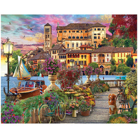White Mountain Italian Promenade 1000-piece puzzle for family nights