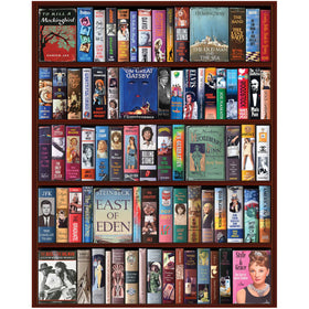 White Mountain J. Scott Nicol artwork blends literature and music icons for a cultural display.