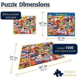 White Mountain large-piece jigsaw, easier handling for adults and seniors.