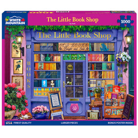 White Mountain Little Book Shop scene puzzle, ideal for cozy evenings