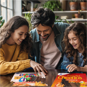 White Mountain Lucky Charms puzzle artwork evokes nostalgia and cozy evenings