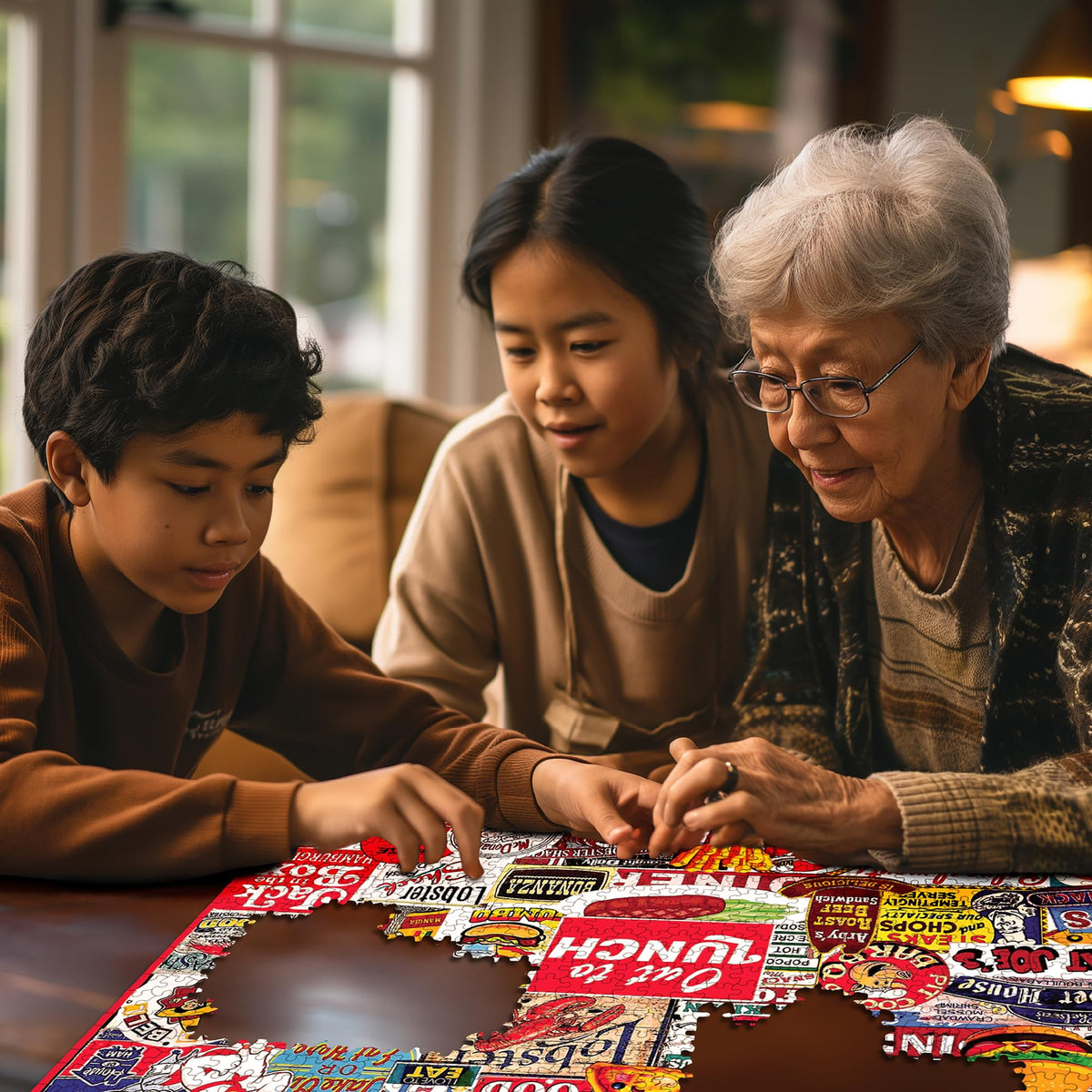 White Mountain USA-made puzzle with Happiness Guarantee for confident shopping