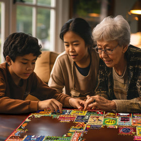 White Mountain USA-made puzzles come with a Happiness Guarantee for reliable quality.