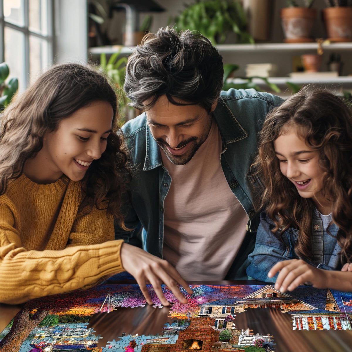 White Mountain USA-made puzzle with Happiness Guarantee for confident shopping.
