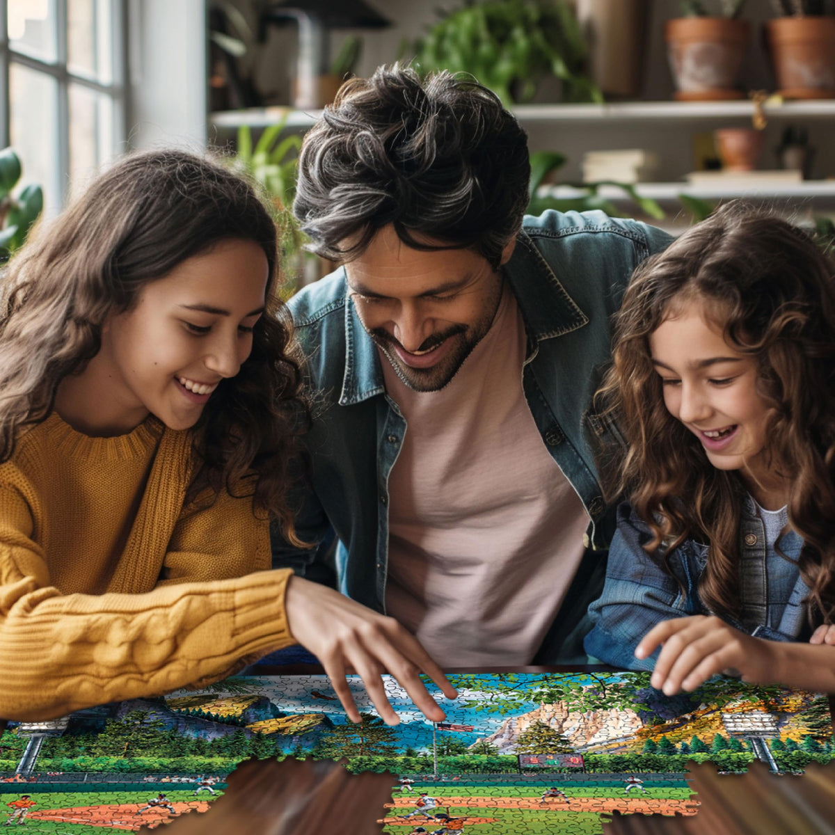 White Mountain American-made puzzle with Happiness Guarantee for confident gifting.