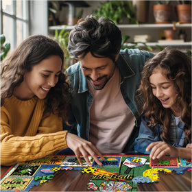 White Mountain USA-made puzzle with precision-cut pieces