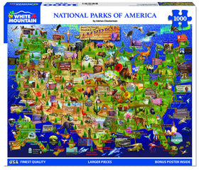 White Mountain puzzle Grand Canyon focus, ideal for family puzzle night