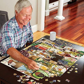 White Mountain puzzle Yellowstone focus, great for collaborative family evenings