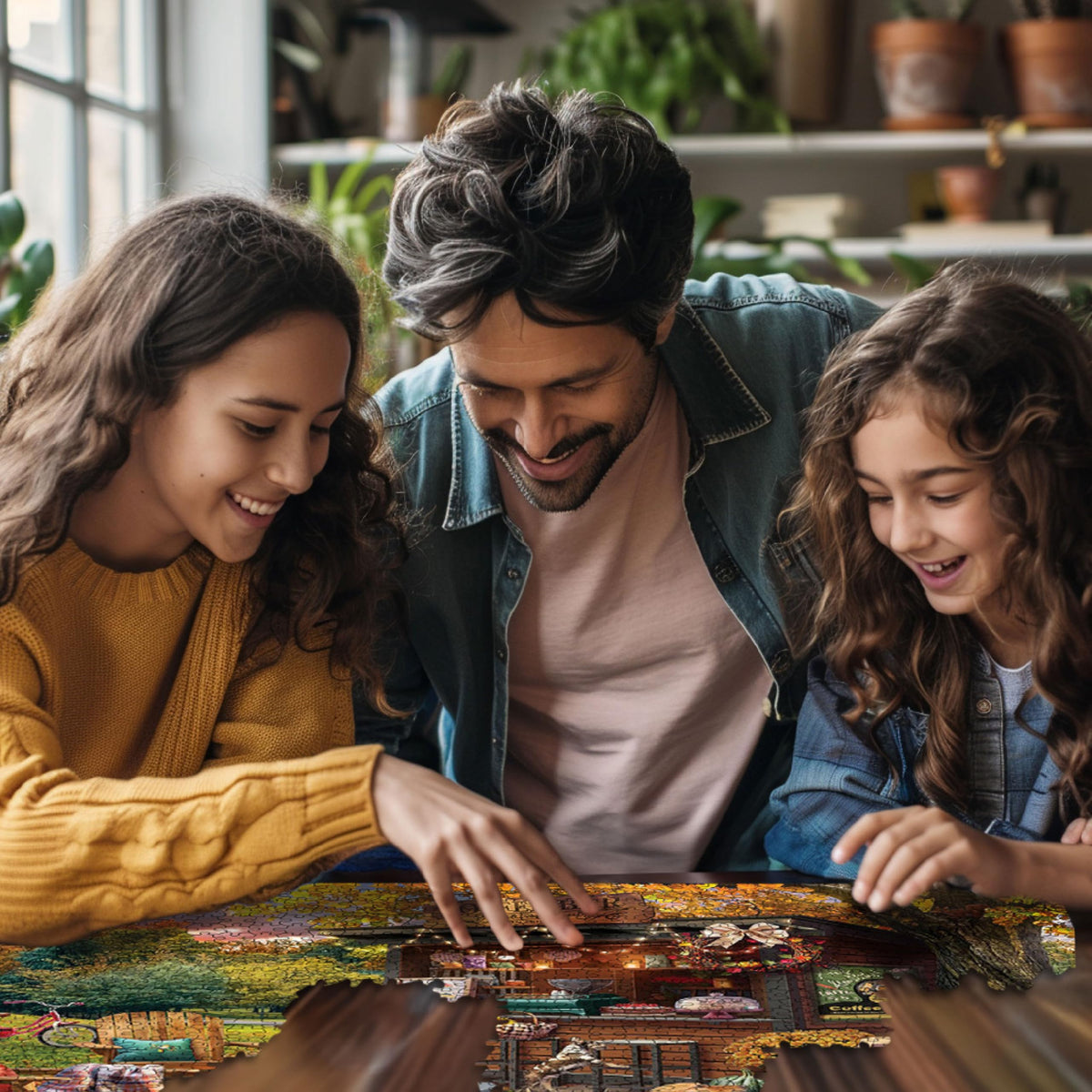 White Mountain Parkside 1000-piece large puzzle, family-friendly game night option.