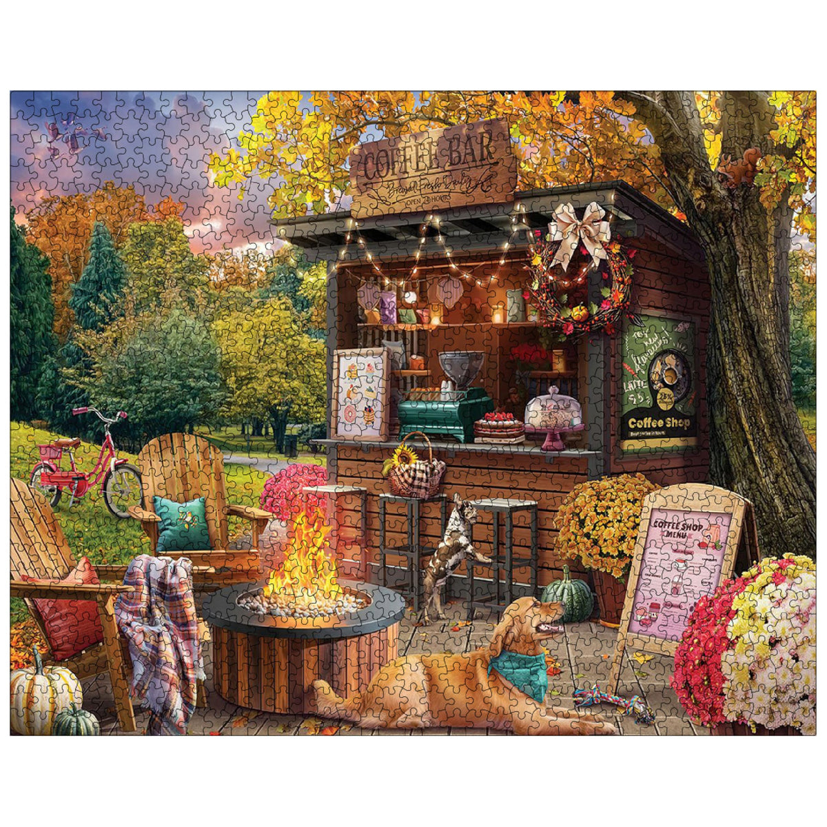 White Mountain Parkside Warm Firepit, cozy autumn activity for chilly nights.