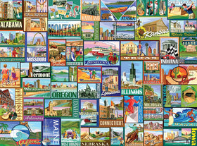 White Mountain poster-included puzzle reference aids smooth assembly and planning.