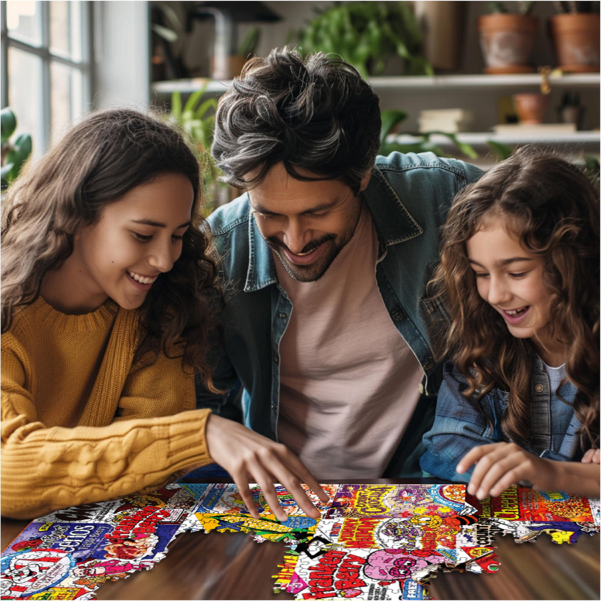 White Mountain Puzzles family fun assembly with large pieces for group enjoyment