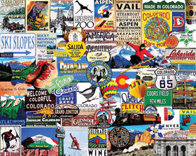 White Mountain Rocky Mountain Icons puzzle pieces show large pieces for easy handling