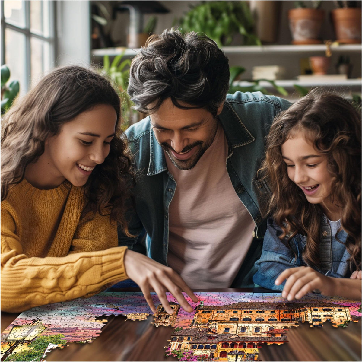 White Mountain scenic Italy landscape puzzle for immersive viewing