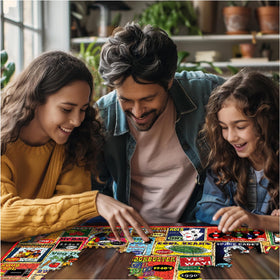 Poster included with puzzle to guide solving process