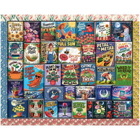 White Mountain spring collage puzzle box with large pieces for easy family play