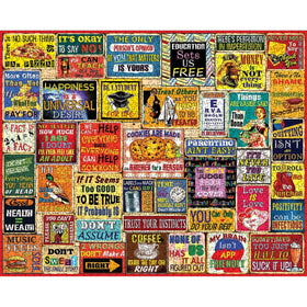 White Mountain Steve Cameron artwork blends vintage typography and bold colors.