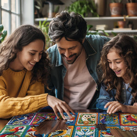 White Mountain USA-made puzzle emphasizes quality craftsmanship and pride in manufacturing.