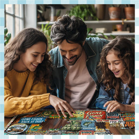 White Mountain USA-made puzzle crafted with care for durable, long-lasting enjoyment