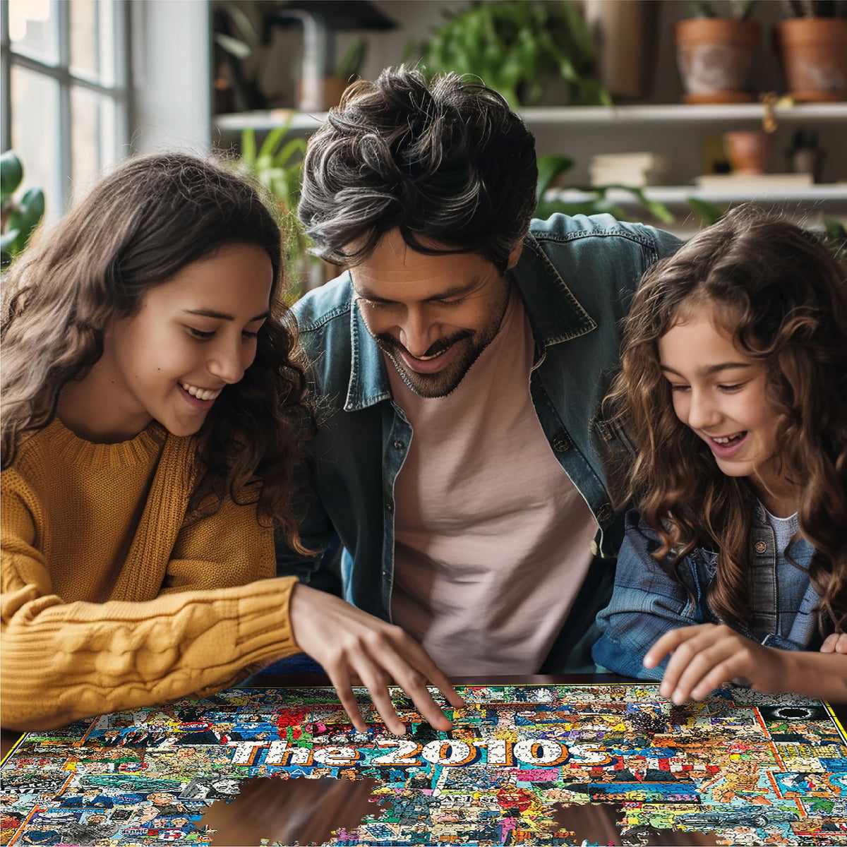 White Mountain USA-made puzzle with precise cuts and craftsmanship.