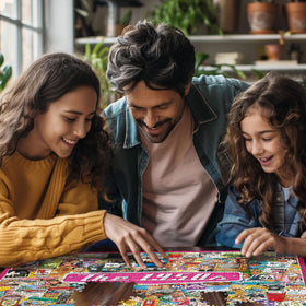 White Mountain USA-made puzzle emphasizes domestic production and pride.
