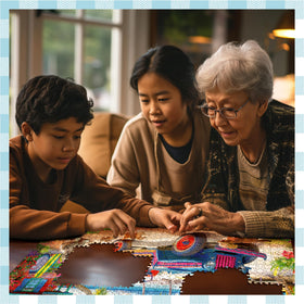 White Mountain USA-made puzzle with precision cuts for reliable fits