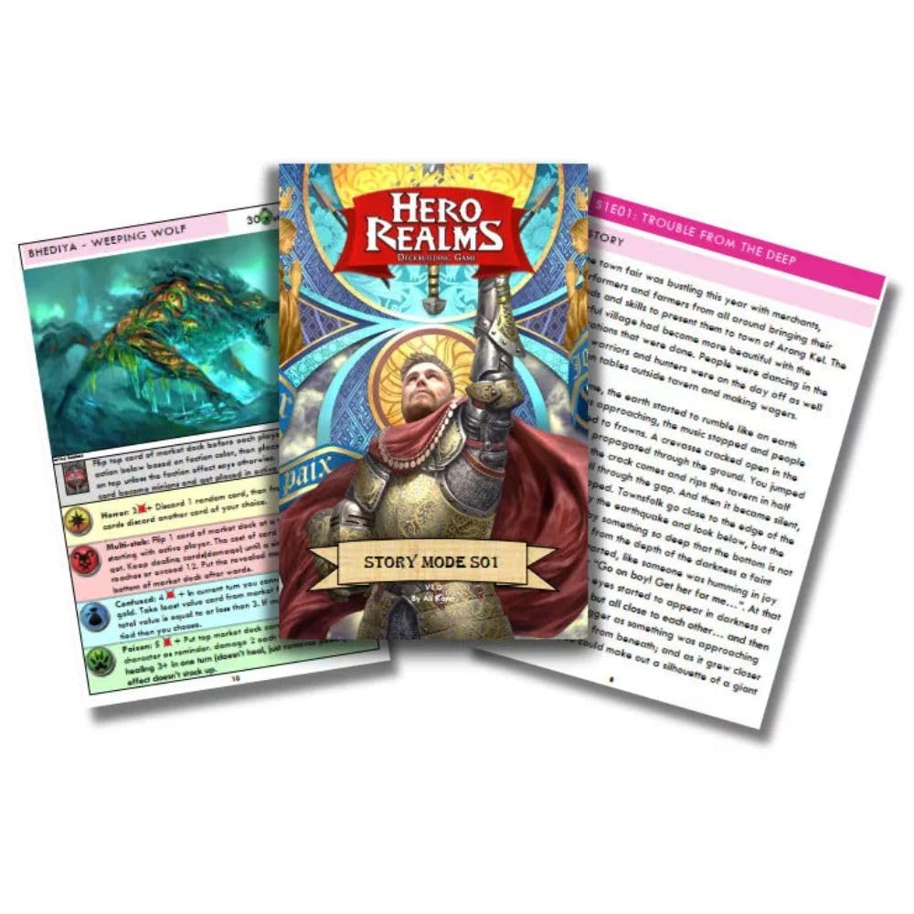 White Wizard Games' Hero Realms campaign decks enable evolving adventures.