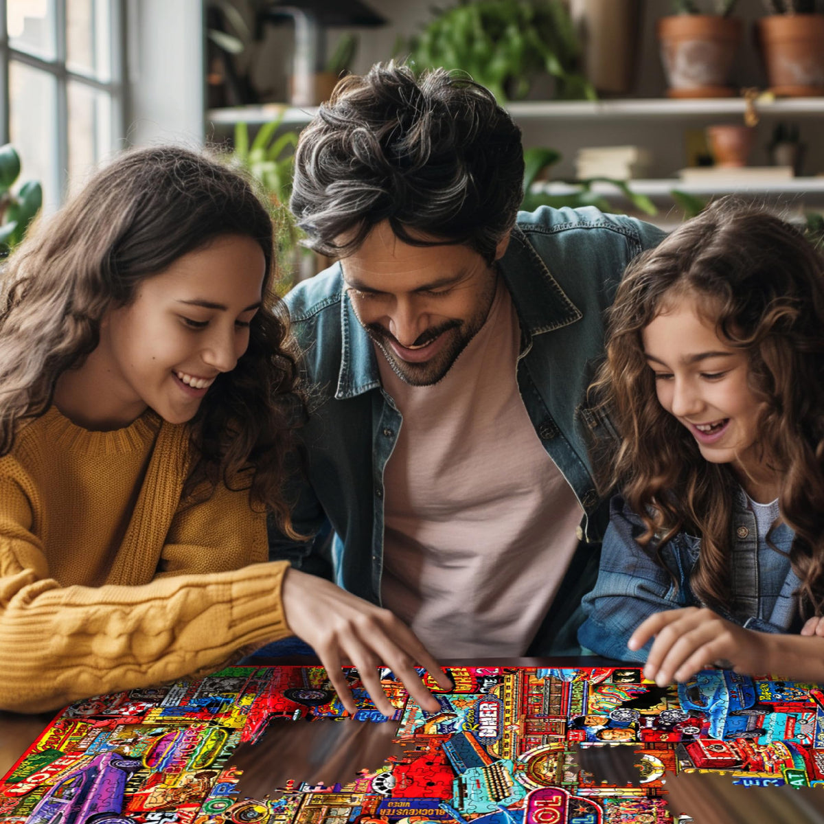 White Mountain 24 by 30 inch puzzle dimensions suitable for wall display after completion