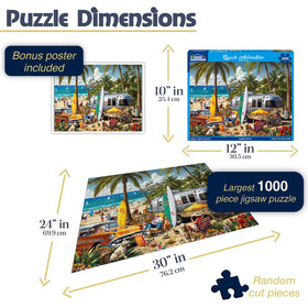 White Mountain Lilia design puzzle showcasing vibrant storytelling through color.
