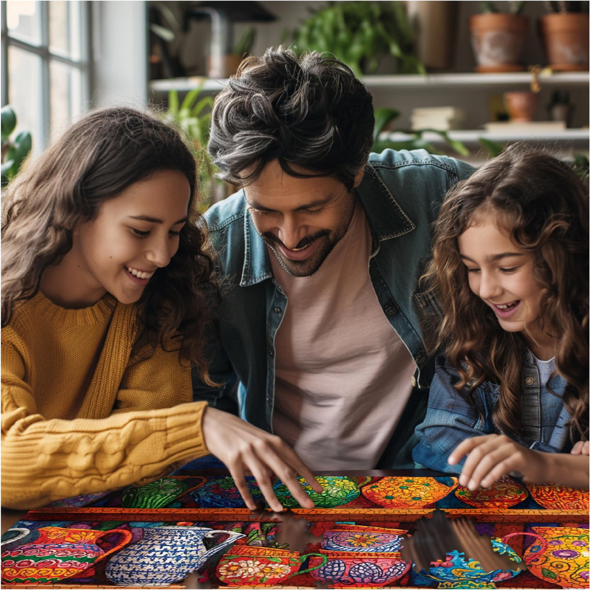 White Mountain USA-made puzzle with precision cutting for a snug, high-quality fit