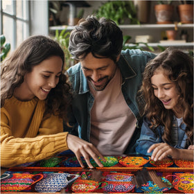 White Mountain USA-made puzzle with precision cutting for a snug, high-quality fit