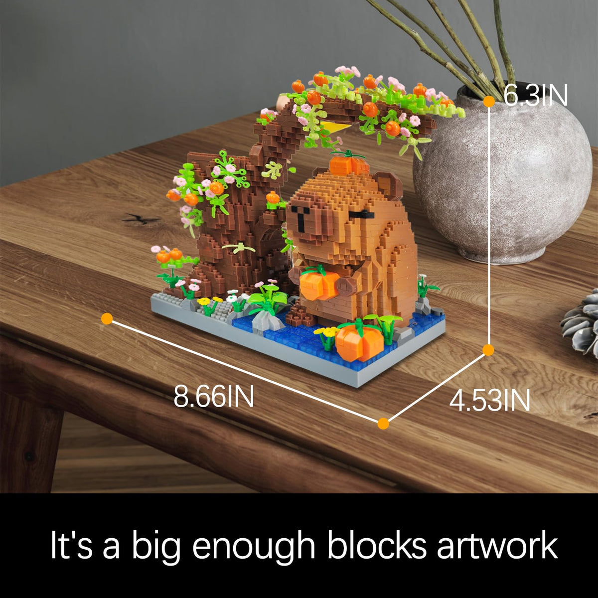 WHIZGO Capybara blocks pack features 1890 pieces for creative family projects