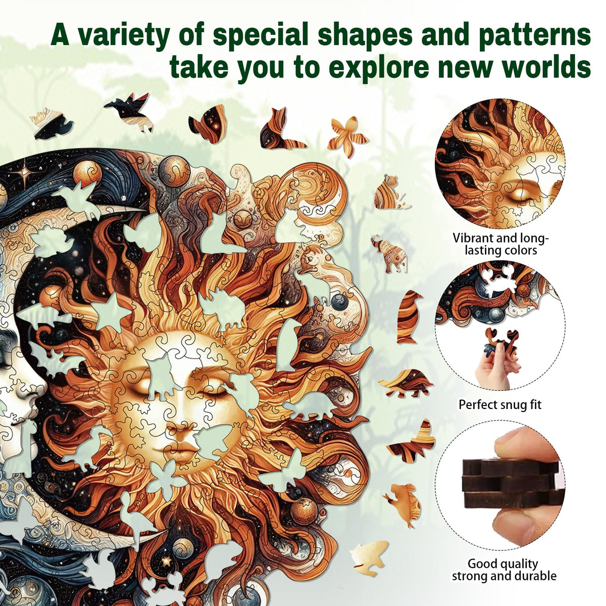 WHJSG 5mm basswood construction with durable, vivid print