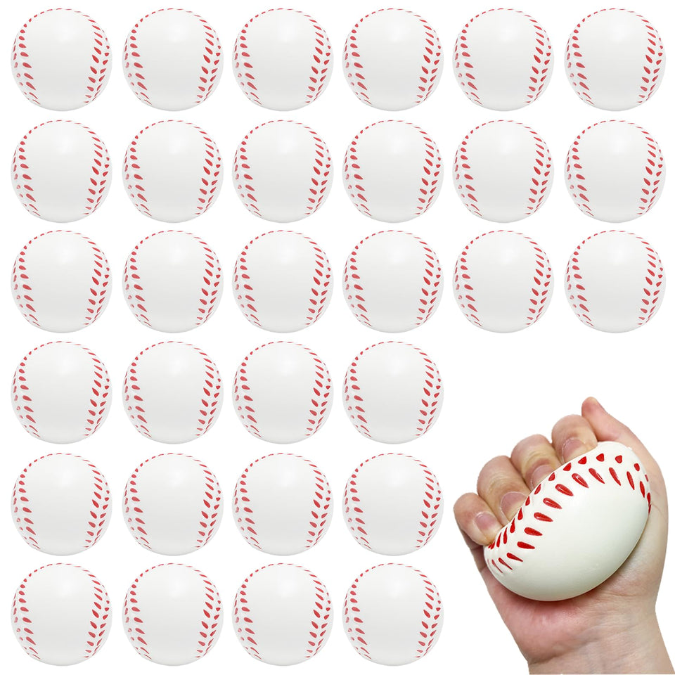 Whkvnng baseball stress ball pack front view for sharing and play