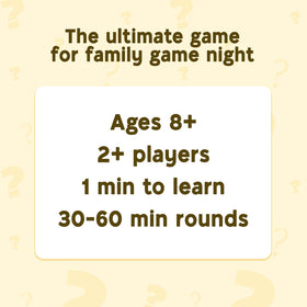 Who Knows More? Kids or Adults ideal for family game night.