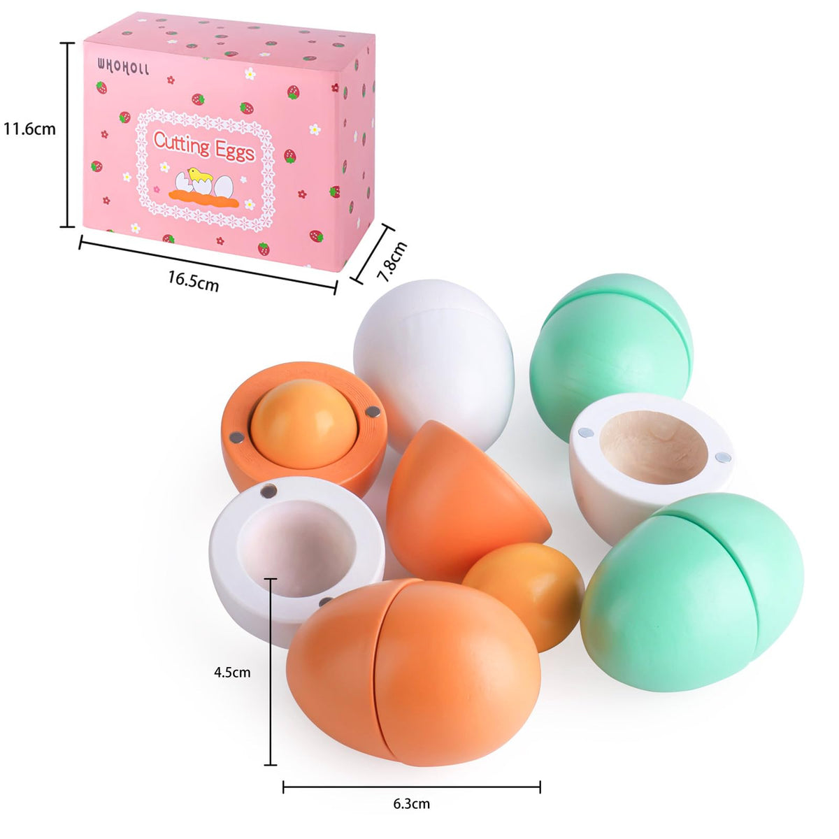 WHOHOLL eco-friendly Easter basket eggs ideal for thoughtful gifting