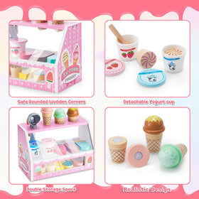 WHOHOLL wooden ice cream bars encourage storytelling and cooperative play.