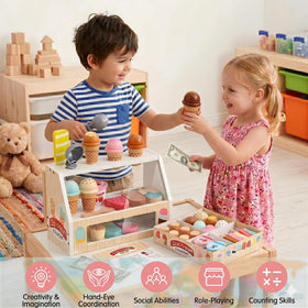 WHOHOLL ice pops showcase color recognition and imaginative ordering play.