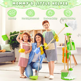 WHOHOLL hand brush encourages detailed tidying and tool handling
