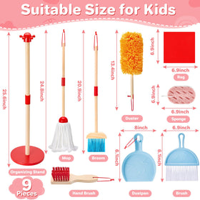 WHOHOLL wooden sponge for kids enhances sensory cleanup play.
