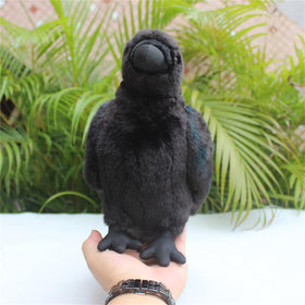 Whrigud Crow Plush with Halloween decor charm for spooky yet cute ambiance