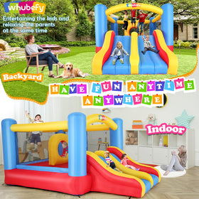 Whubefy Bounce House central obstacle course encourages agility