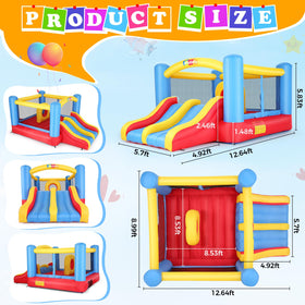 Whubefy Bounce House 370W blower for fast setup