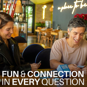 Why Don't We 240 Conversation Starters romantic moment capture on tabletop setup