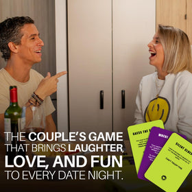 Why Don’t We Laugh Together date-night drawing card promotes playful interaction.