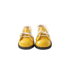 WHYS FXSN Wellie Wishers ankle boots for 14.5-inch dolls, sturdy fit.