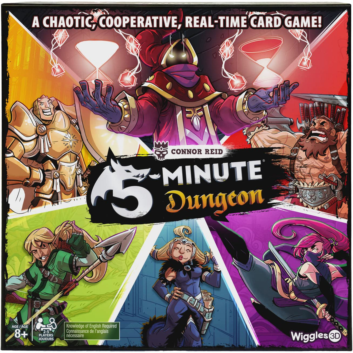 Wiggles 3D 5-Minute Dungeon cards for fast cooperative play