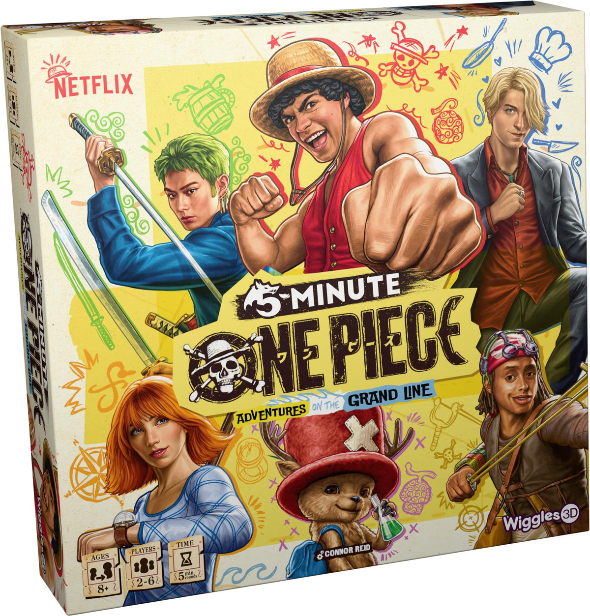 Wiggles 3D One Piece Going Merry game board enables fast-paced cooperative play.